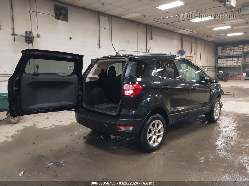 2019 Ford Ecosport Se Black vin: MAJ6S3GL9KC282717