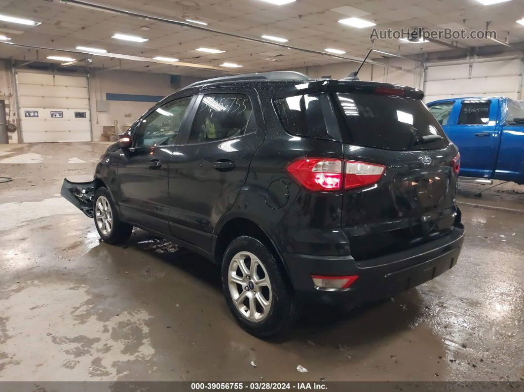 2019 Ford Ecosport Se Black vin: MAJ6S3GL9KC282717