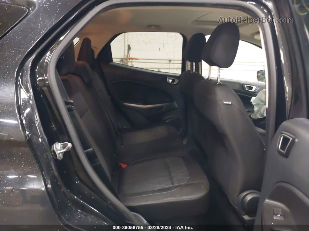 2019 Ford Ecosport Se Black vin: MAJ6S3GL9KC282717