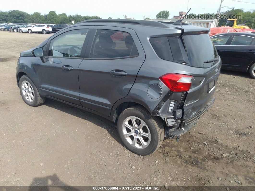 2019 Ford Ecosport Se Gray vin: MAJ6S3GL9KC304215