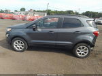 2019 Ford Ecosport Se Gray vin: MAJ6S3GL9KC304215