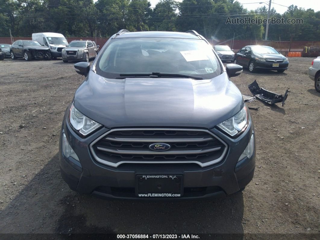 2019 Ford Ecosport Se Gray vin: MAJ6S3GL9KC304215