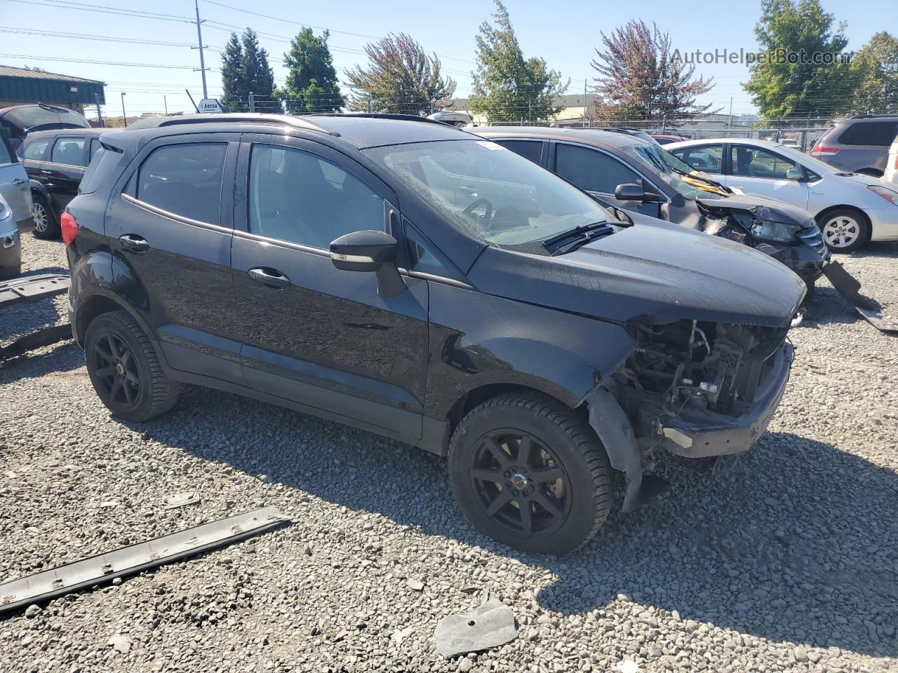 2020 Ford Ecosport Se Black vin: MAJ6S3GL9LC344876