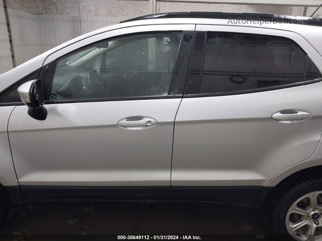 2020 Ford Ecosport Se Silver vin: MAJ6S3GL9LC344893