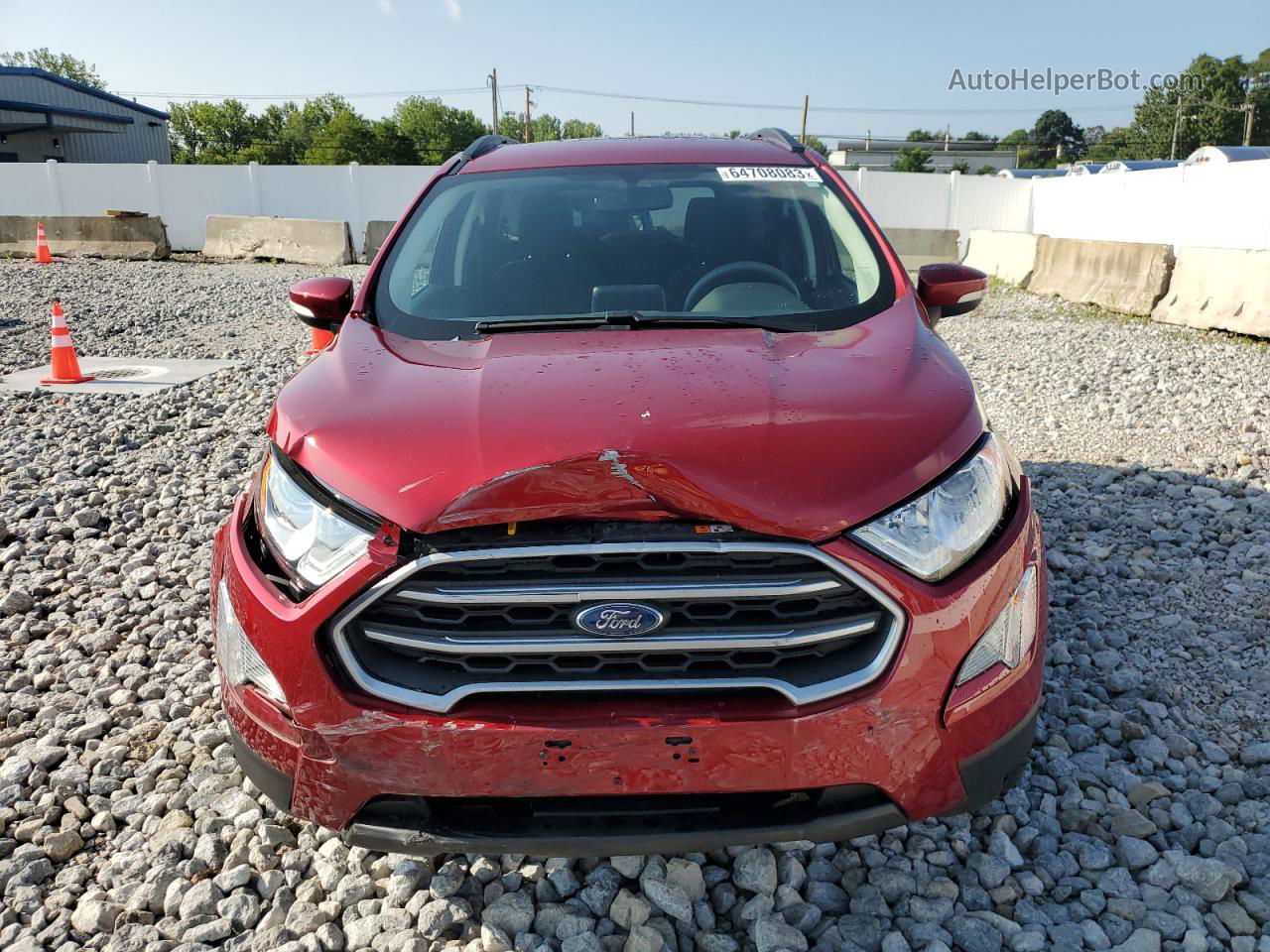 2020 Ford Ecosport Se Красный vin: MAJ6S3GL9LC368417