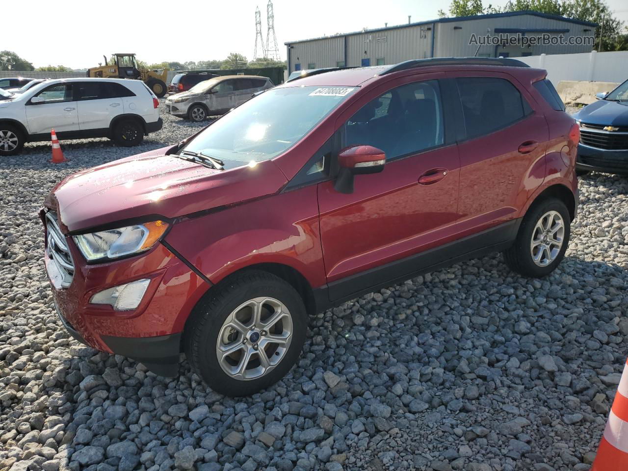 2020 Ford Ecosport Se Red vin: MAJ6S3GL9LC368417