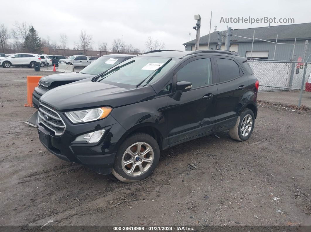 2020 Ford Ecosport Se Black vin: MAJ6S3GL9LC387582