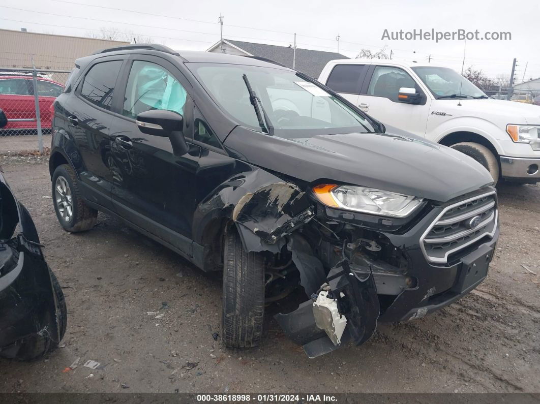 2020 Ford Ecosport Se Черный vin: MAJ6S3GL9LC387582