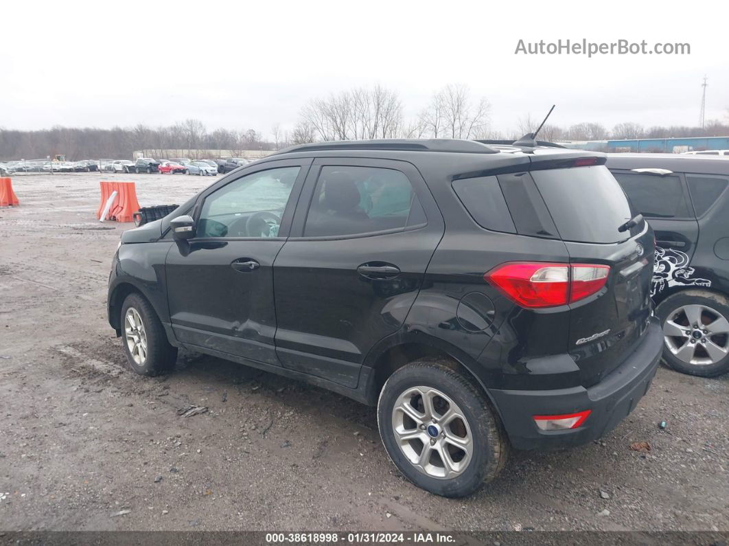 2020 Ford Ecosport Se Black vin: MAJ6S3GL9LC387582