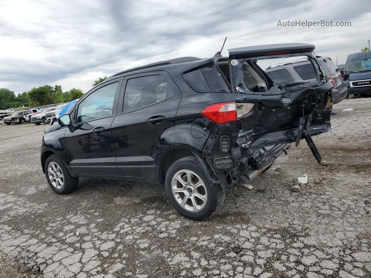 2020 Ford Ecosport Se Black vin: MAJ6S3GL9LC394628