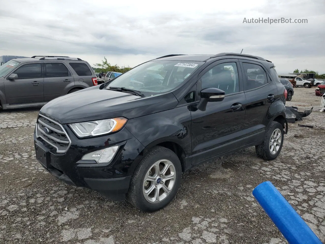 2020 Ford Ecosport Se Black vin: MAJ6S3GL9LC394628