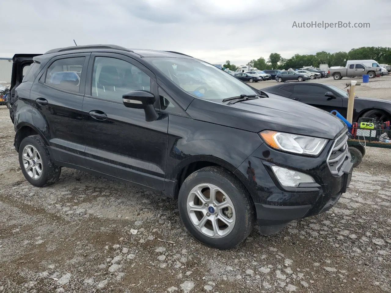 2020 Ford Ecosport Se Black vin: MAJ6S3GL9LC394628