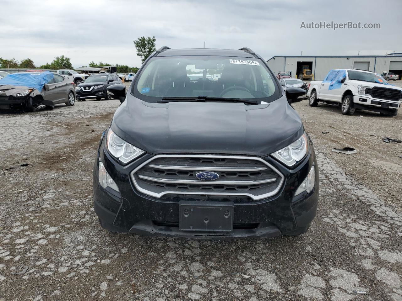 2020 Ford Ecosport Se Black vin: MAJ6S3GL9LC394628