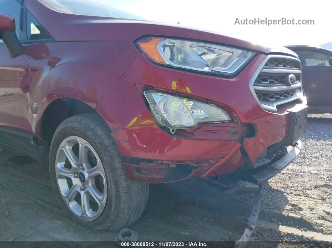 2019 Ford Ecosport Se Red vin: MAJ6S3GLXKC271533