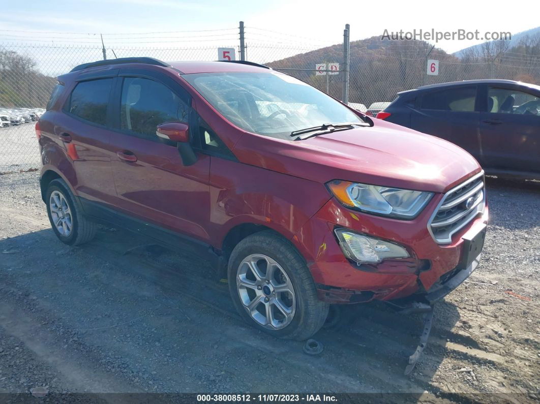 2019 Ford Ecosport Se Красный vin: MAJ6S3GLXKC271533