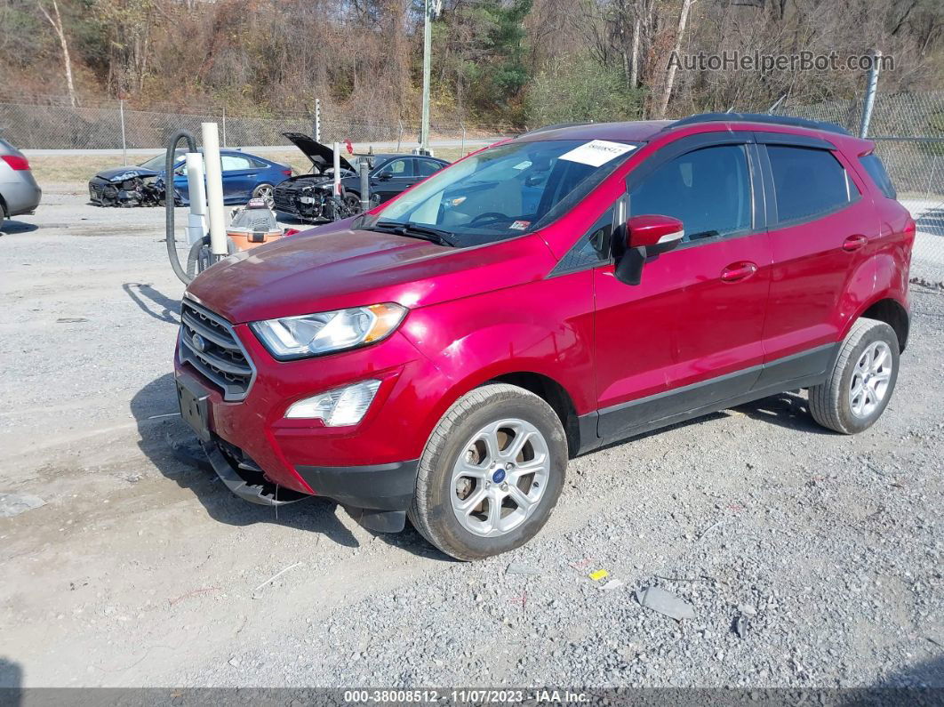 2019 Ford Ecosport Se Красный vin: MAJ6S3GLXKC271533