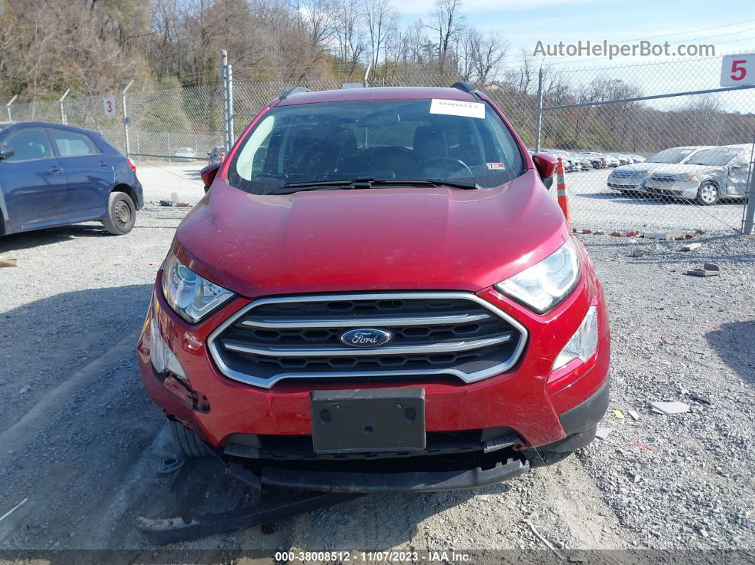 2019 Ford Ecosport Se Red vin: MAJ6S3GLXKC271533