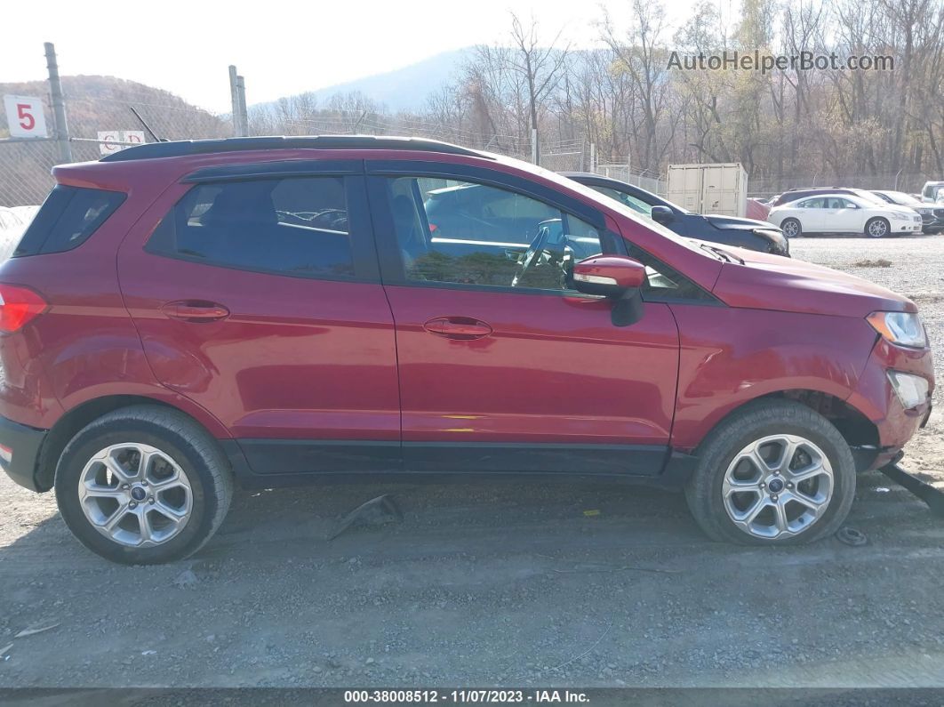 2019 Ford Ecosport Se Red vin: MAJ6S3GLXKC271533