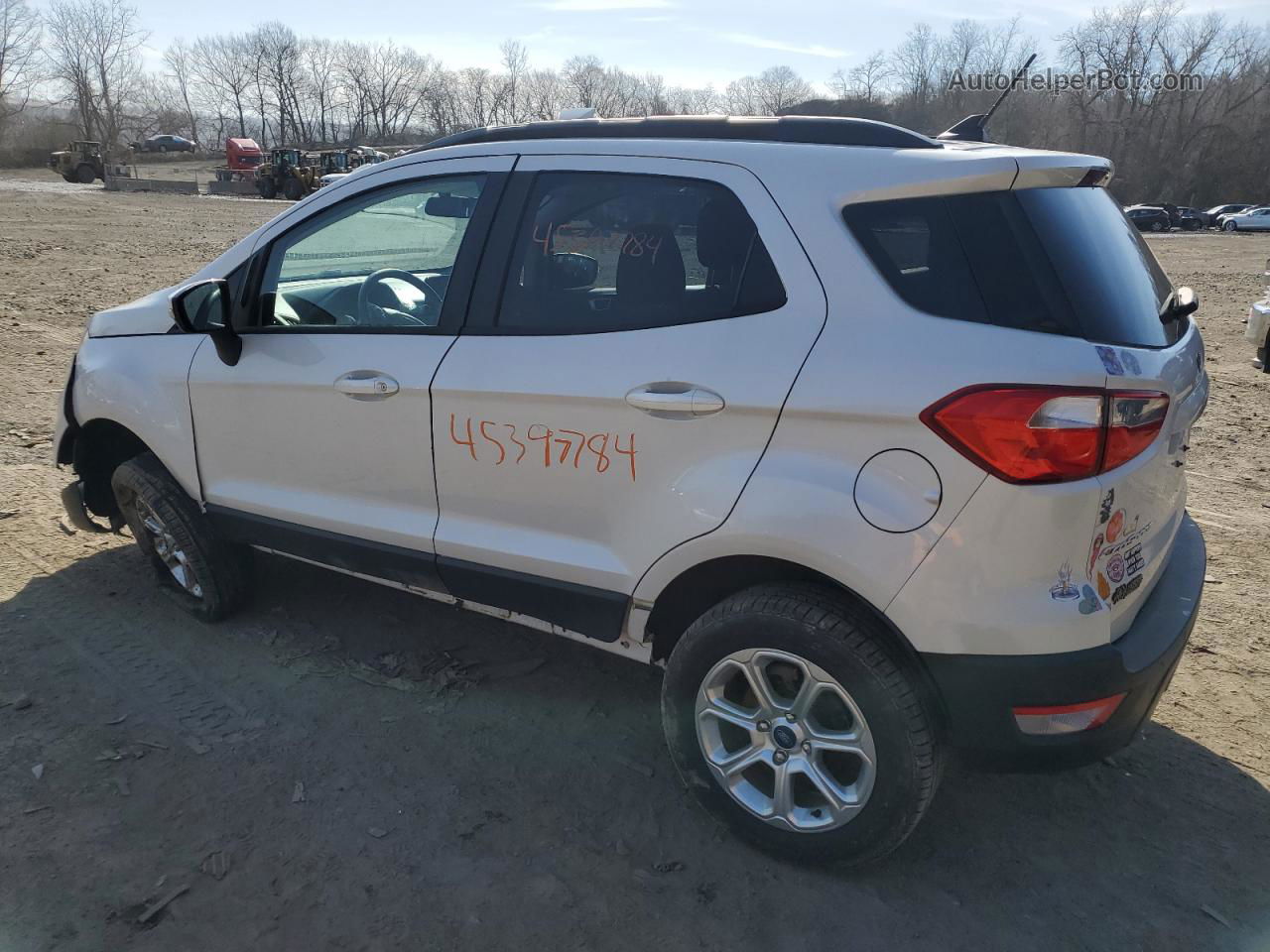 2019 Ford Ecosport Se White vin: MAJ6S3GLXKC276926