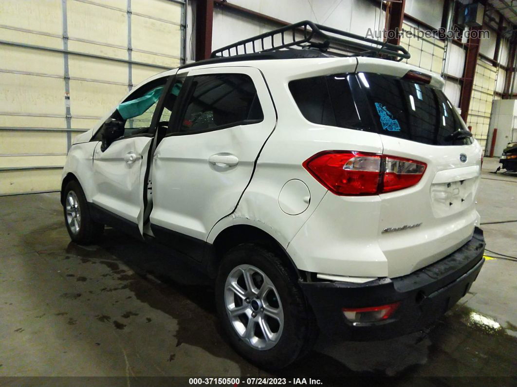 2019 Ford Ecosport Se Белый vin: MAJ6S3GLXKC282967