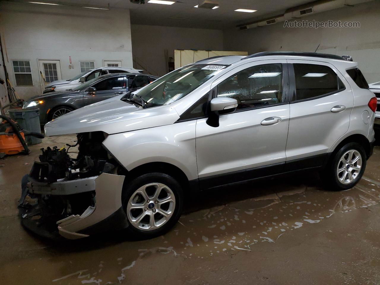 2019 Ford Ecosport Se Silver vin: MAJ6S3GLXKC293256