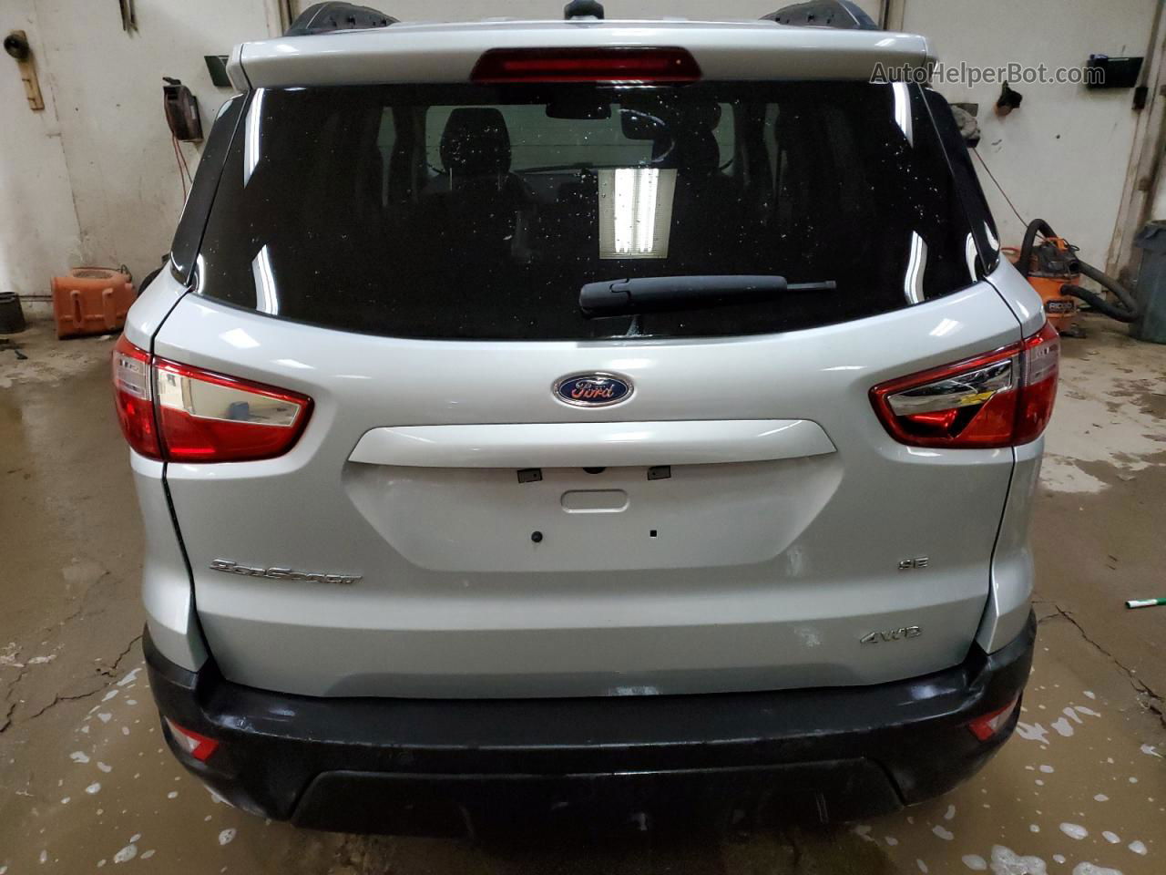 2019 Ford Ecosport Se Silver vin: MAJ6S3GLXKC293256