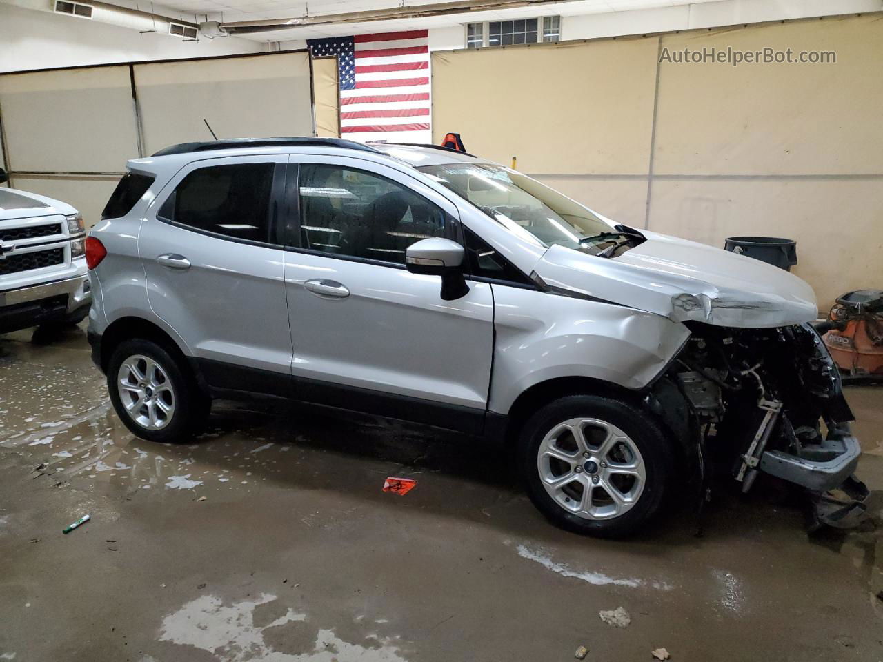 2019 Ford Ecosport Se Серебряный vin: MAJ6S3GLXKC293256