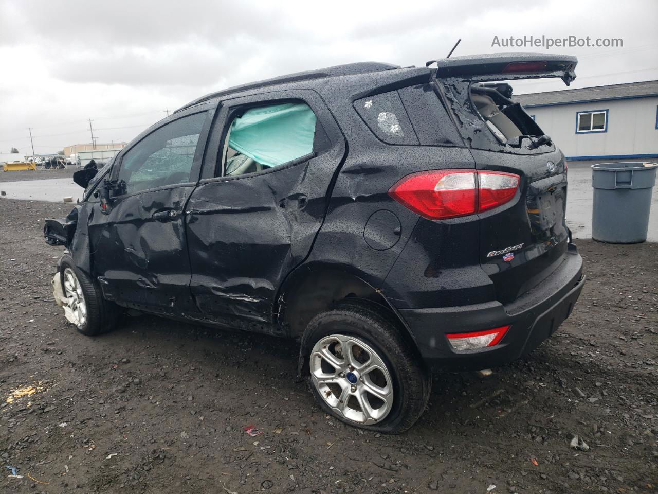 2019 Ford Ecosport Se Black vin: MAJ6S3GLXKC305857