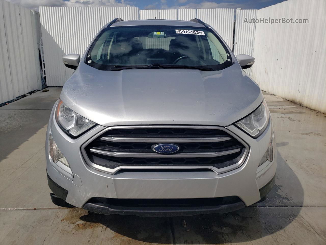 2020 Ford Ecosport Se Silver vin: MAJ6S3GLXLC313300