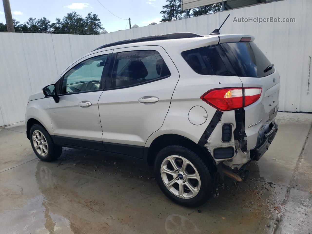 2020 Ford Ecosport Se Silver vin: MAJ6S3GLXLC313300