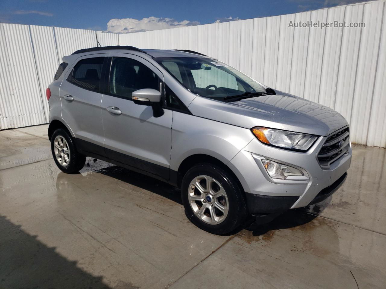 2020 Ford Ecosport Se Silver vin: MAJ6S3GLXLC313300