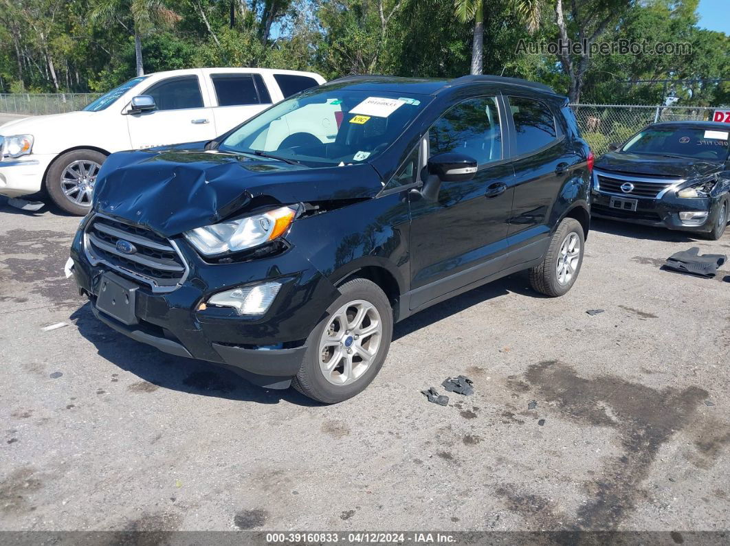 2020 Ford Ecosport Se Black vin: MAJ6S3GLXLC355269