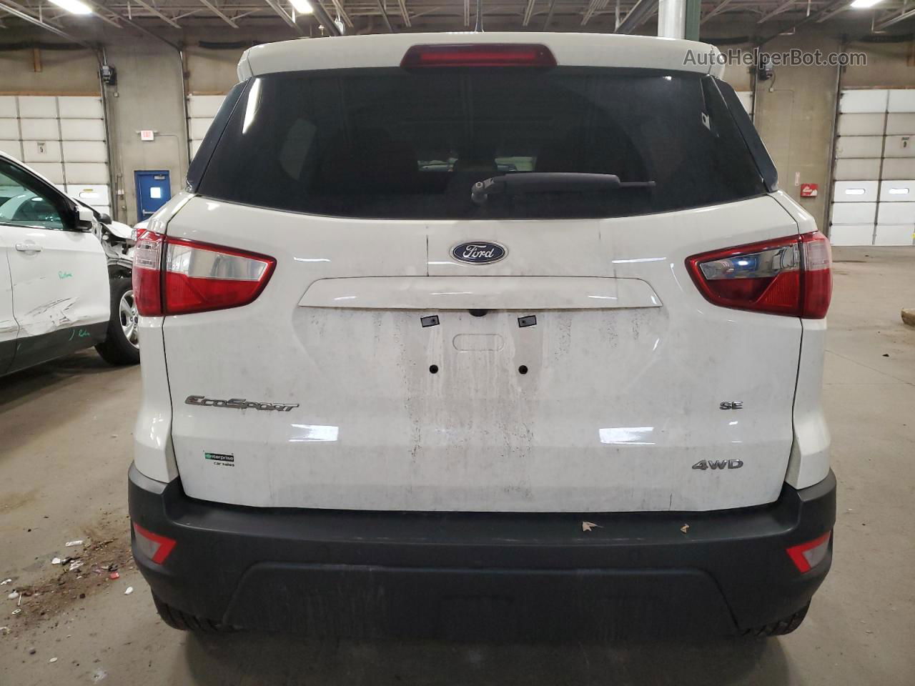 2020 Ford Ecosport Se Белый vin: MAJ6S3GLXLC365624