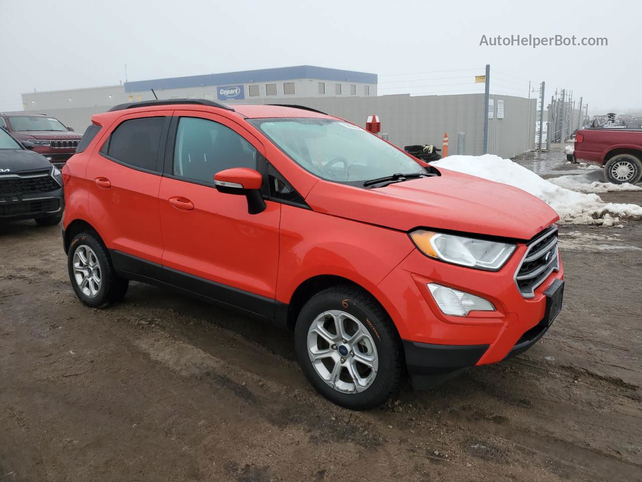 2020 Ford Ecosport Se Red vin: MAJ6S3GLXLC371052