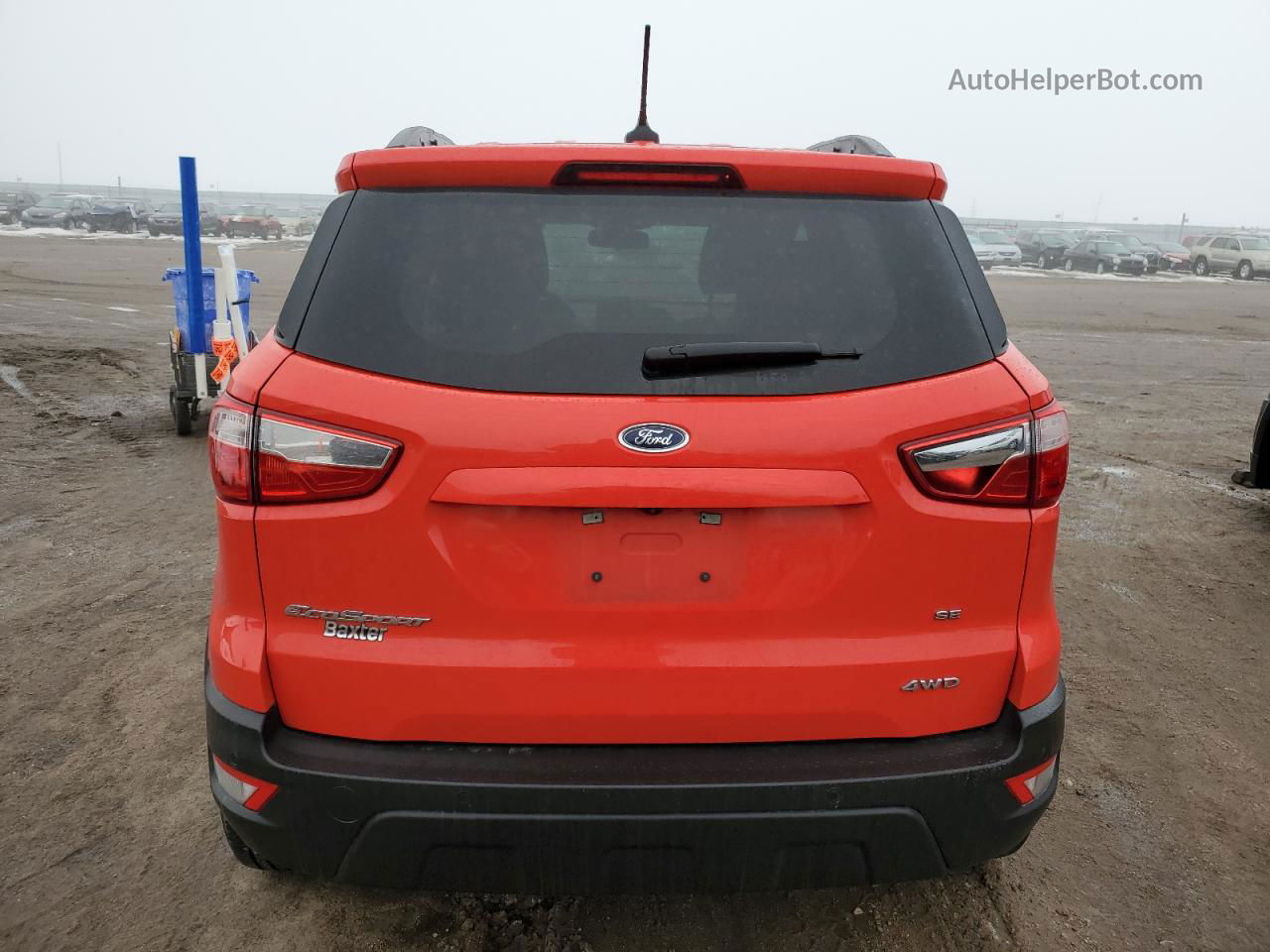 2020 Ford Ecosport Se Red vin: MAJ6S3GLXLC371052