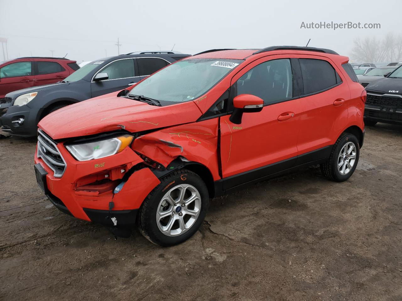 2020 Ford Ecosport Se Red vin: MAJ6S3GLXLC371052