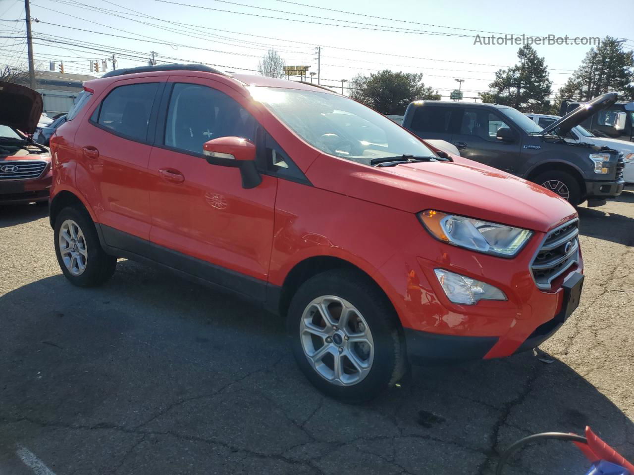 2020 Ford Ecosport Se Red vin: MAJ6S3GLXLC392676