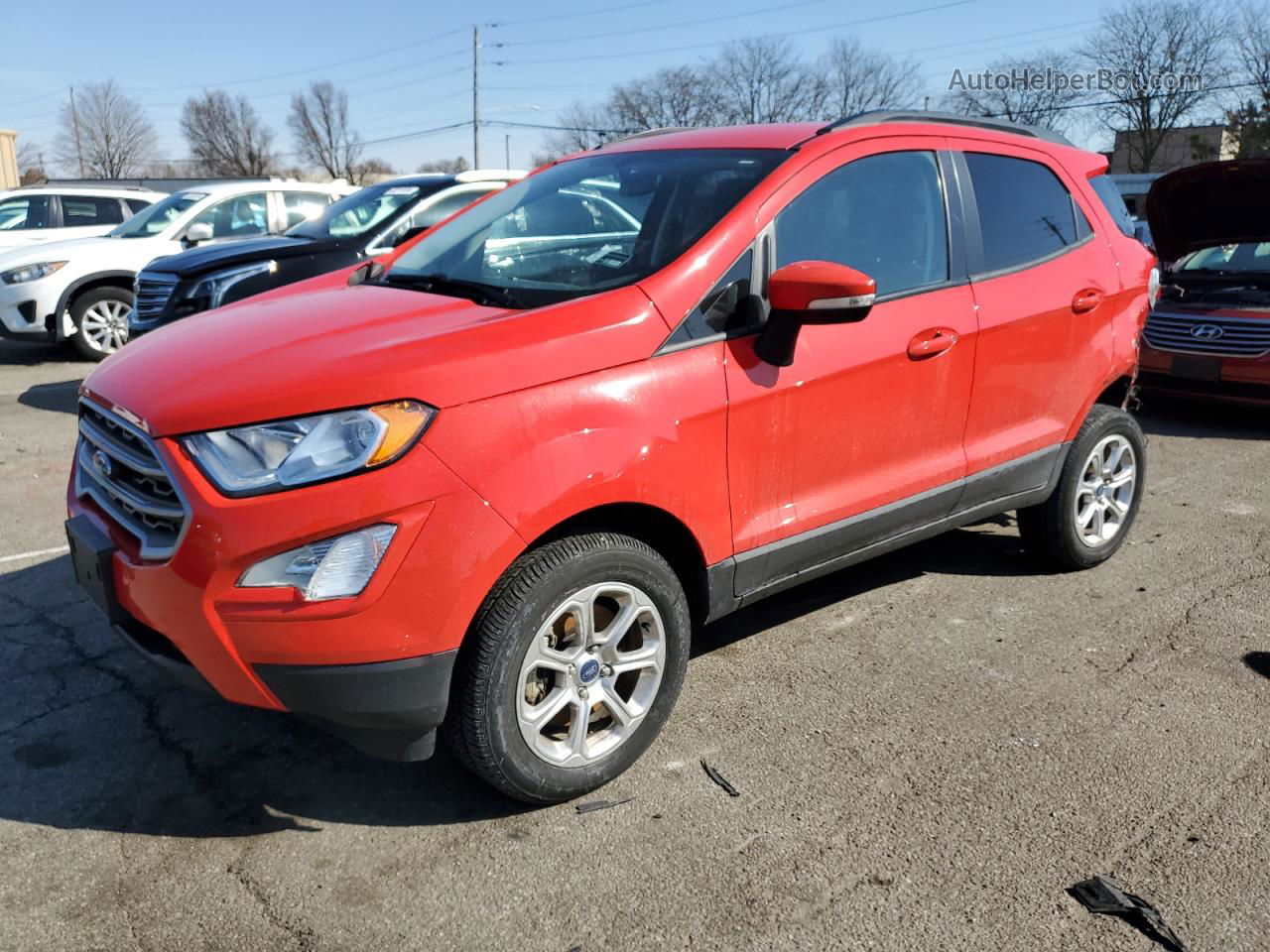 2020 Ford Ecosport Se Red vin: MAJ6S3GLXLC392676