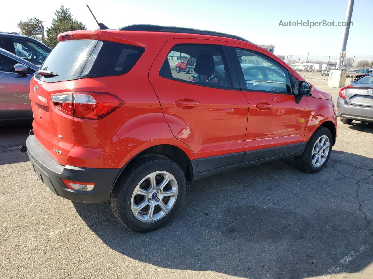 2020 Ford Ecosport Se Red vin: MAJ6S3GLXLC392676