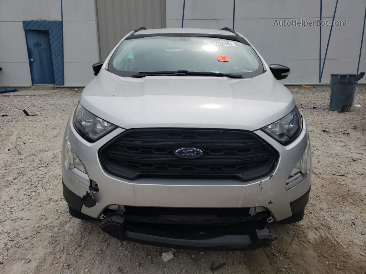 2019 Ford Ecosport Ses Silver vin: MAJ6S3JL0KC267533