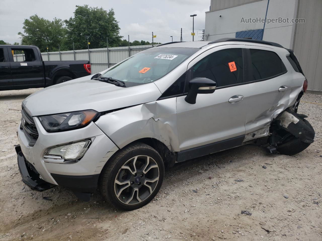 2019 Ford Ecosport Ses Серебряный vin: MAJ6S3JL0KC267533