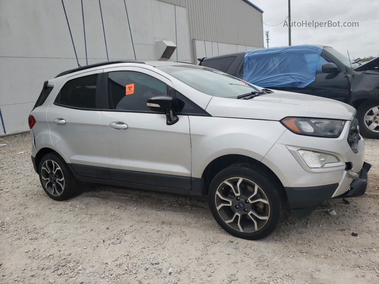 2019 Ford Ecosport Ses Silver vin: MAJ6S3JL0KC267533