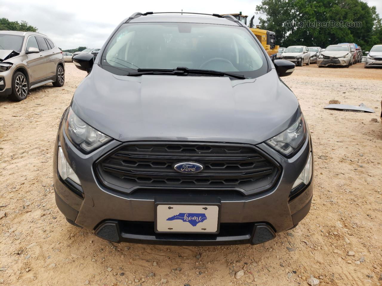 2019 Ford Ecosport Ses Gray vin: MAJ6S3JL0KC285224