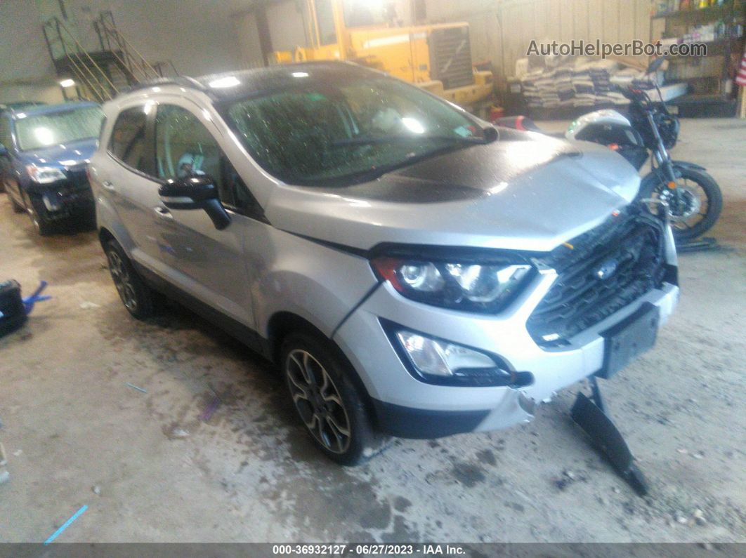 2019 Ford Ecosport Ses Silver vin: MAJ6S3JL0KC292769