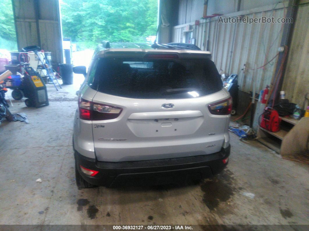 2019 Ford Ecosport Ses Silver vin: MAJ6S3JL0KC292769