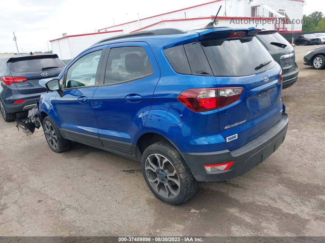 2020 Ford Ecosport Ses Blue vin: MAJ6S3JL0LC329711