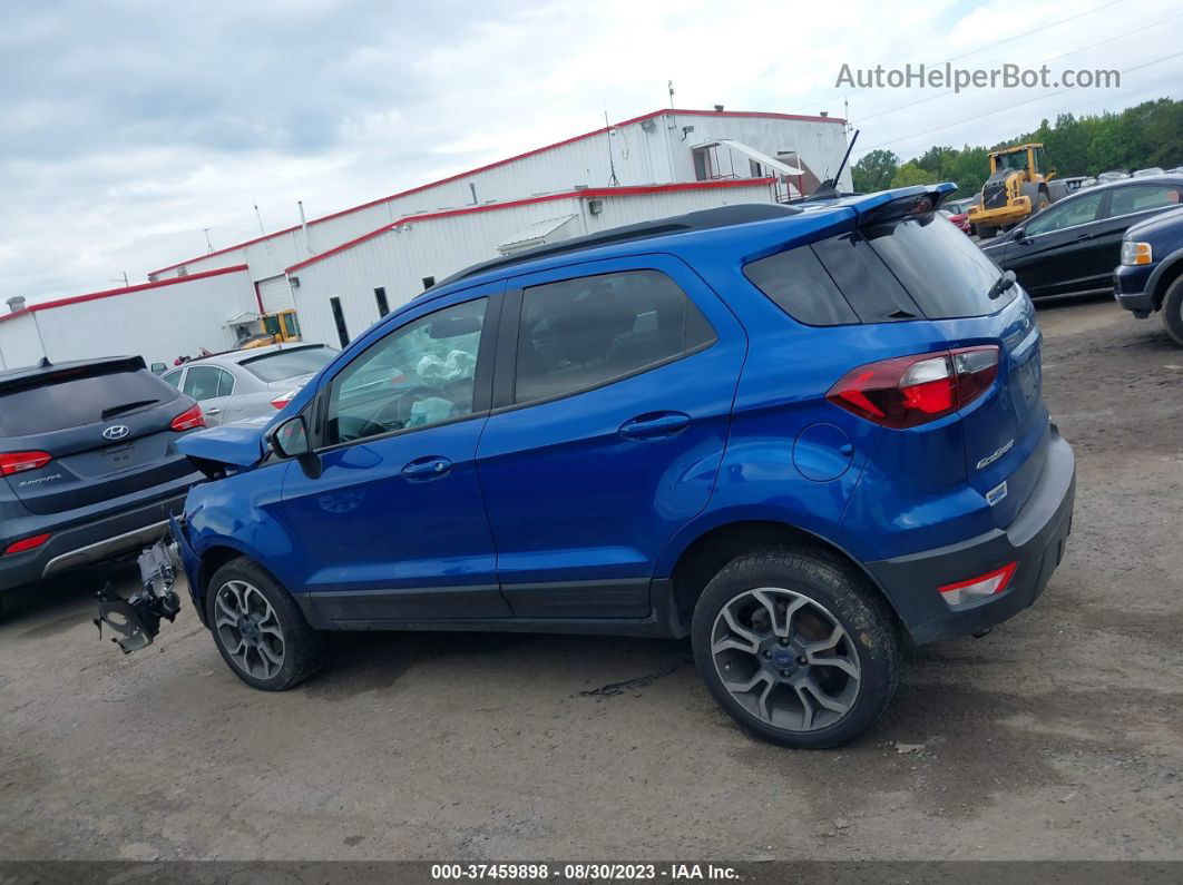 2020 Ford Ecosport Ses Blue vin: MAJ6S3JL0LC329711