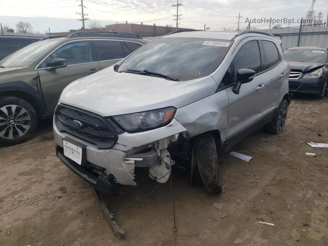 2020 Ford Ecosport Ses Silver vin: MAJ6S3JL0LC367696