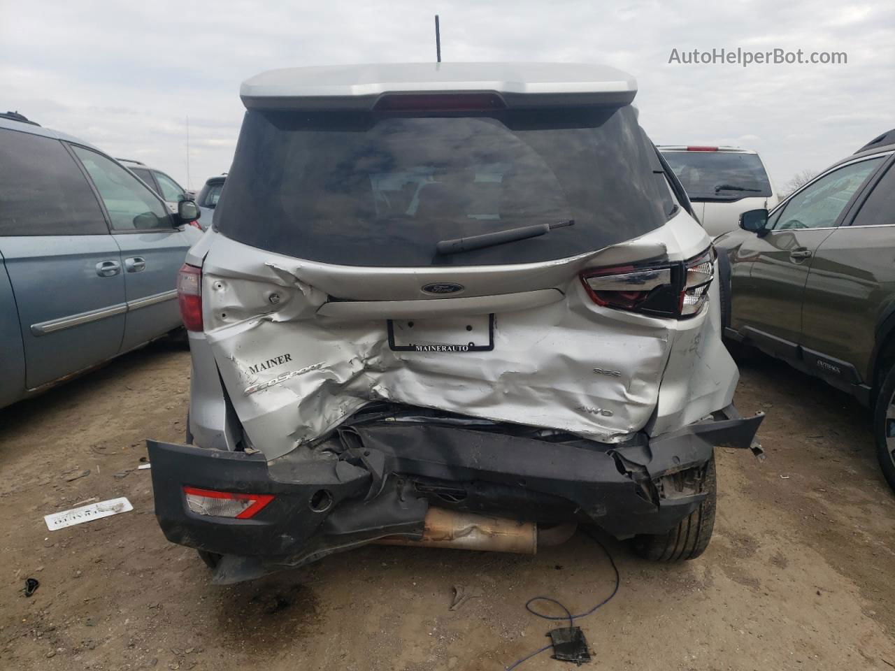 2020 Ford Ecosport Ses Silver vin: MAJ6S3JL0LC367696