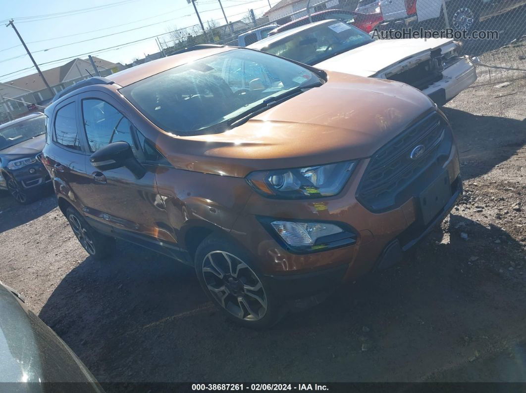 2019 Ford Ecosport Ses Золотой vin: MAJ6S3JL1KC287922